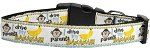 Monkey Madness Nylon Ribbon Martingale Collars (size: large)