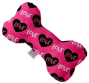 Pink Love Bone Dog Toy (size: 10 Inch)