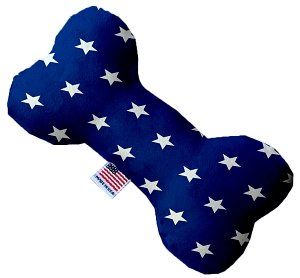 Blue Stars Bone Dog Toy (size: 10 Inch)