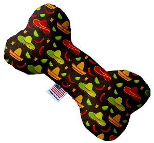 Sombreros Bone Dog Toy (size: 10 Inch)