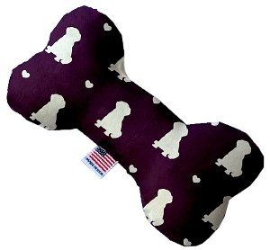 Purple Puppy Love Bone Dog Toy (size: 10 Inch)