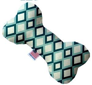 Blue Diamonds Bone Dog Toy (size: 10 Inch)