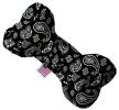 Black Western Bone Dog Toy