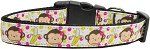 Monkeys and Bananas Nylon Ribbon Martingale Collars (size: large)