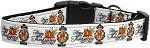 Happy Thanksgiving Nylon Dog Collar (size: Medium Narrow)