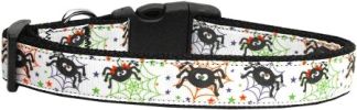 Itsy Bitsy Spiders Nylon Dog Collar