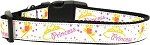Princess Nylon Dog Collar (size: Medium Narrow)