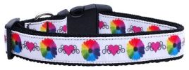 Technicolor Love Nylon Dog Collar