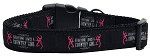 Country Girl Nylon Dog Collar (size: Medium Narrow)