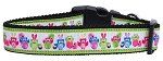 Easter Birdies Nylon Dog Collar (size: Medium Narrow)