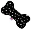 Eyes Eyes Everywhere Canvas Bone Dog Toy