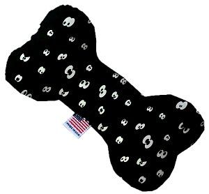 Eyes Eyes Everywhere Canvas Bone Dog Toy (size: 10 Inch)