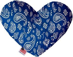 Blue Western Heart Dog Toy (size: 6 Inch)