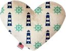 Lighthouses Heart Dog Toy