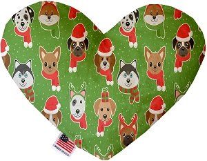 Christmas Dogs Heart Dog Toy (size: 6 Inch)