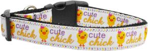 Cute Chick Nylon Dog Collar