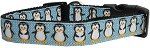 Penguins Nylon Dog Collar (size: Medium Narrow)