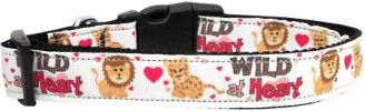 Wild at Heart Nylon Dog Collar