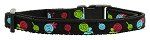 Lollipops Nylon Ribbon Collar (size: Black Cat Safety)