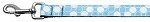 Diagonal Dots Nylon Collar (size: Baby Blue 1 wide 4ft Lsh)