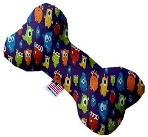 Party Monsters Canvas Bone Dog Toy (size: 10 Inch)