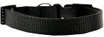 Plain Nylon Cat Safety Collar (size: Black)