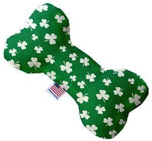 Shamrock Canvas Bone Dog Toy (size: 10 Inch)