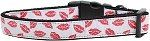 Sparkling Smooches Nylon Dog Collar (size: Medium Narrow)