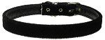 Velvet 3/8" Plain Collar (size: Black 10)