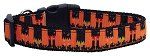 Witches Brew Nylon Dog Collar (size: Medium Narrow)